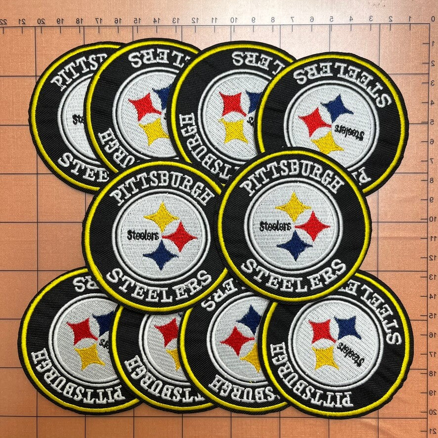 Iron-on patches- football team badges bundle*33 pcs/10 pcs of each