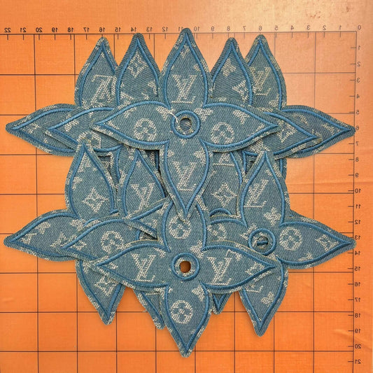 Iron-on Patches-denim sharp lulu pattern*10 pcs