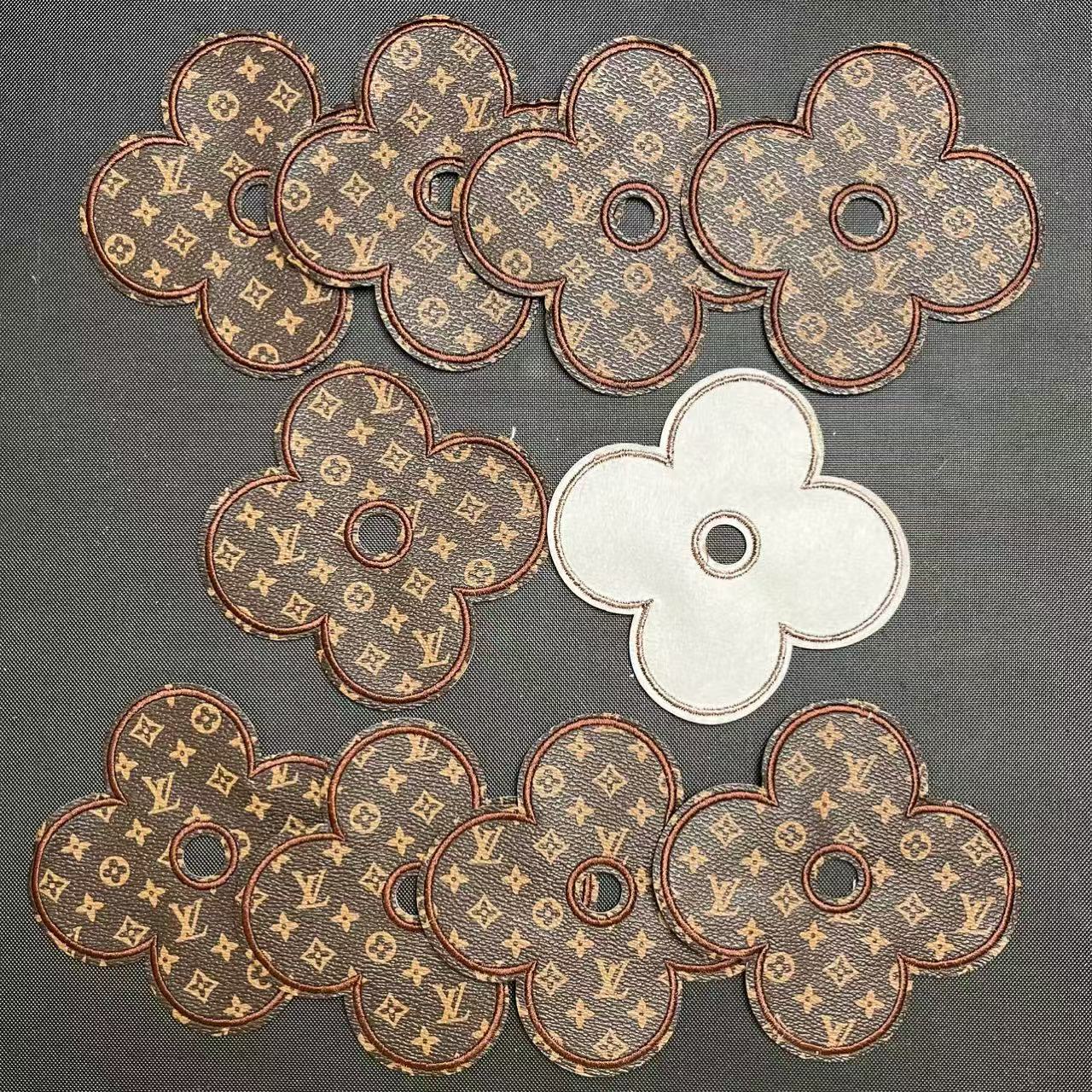 Iron-on Patches-leather lulu pattern*10 pcs