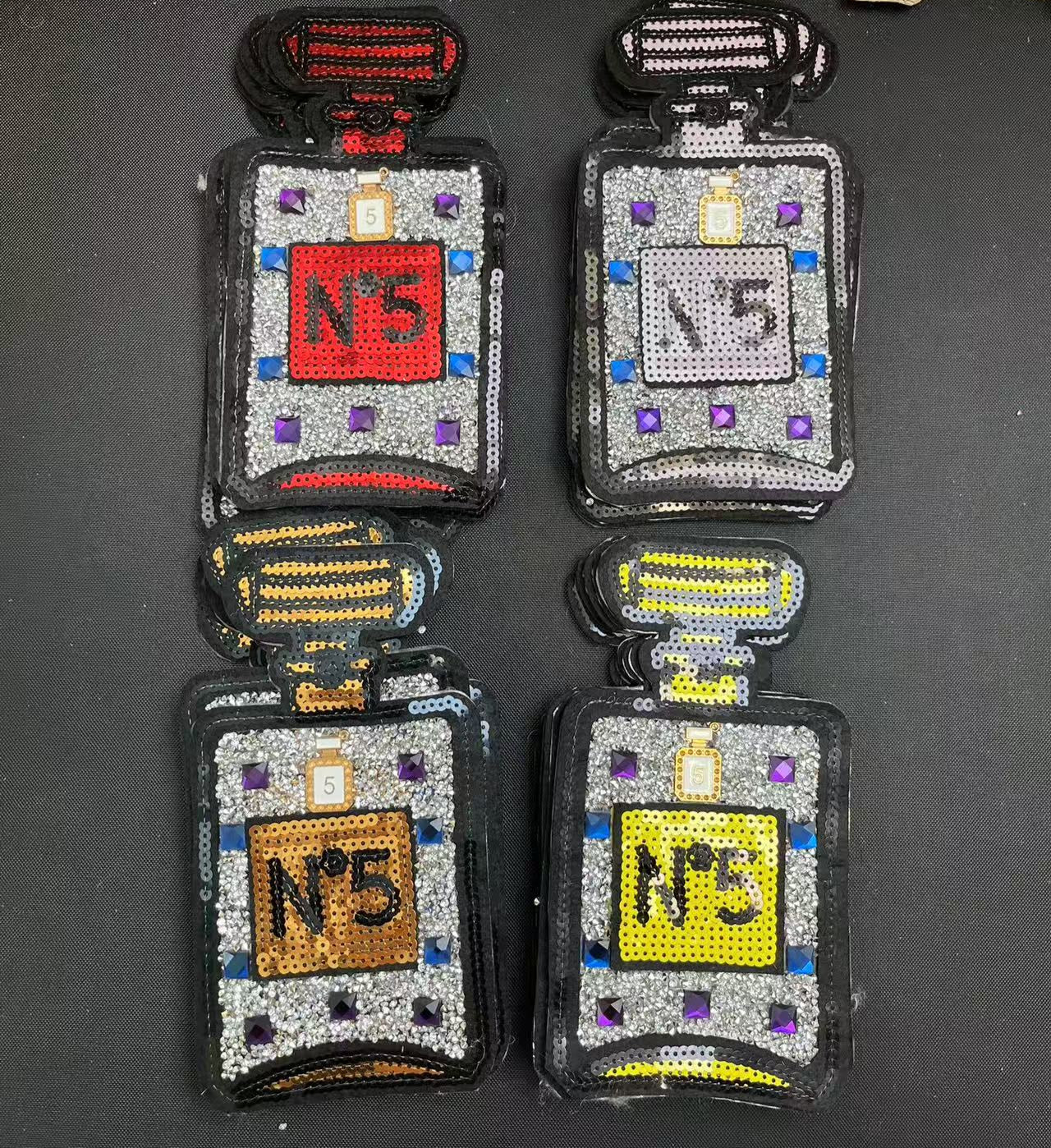 Big Iron-on Patches- perfum bottle