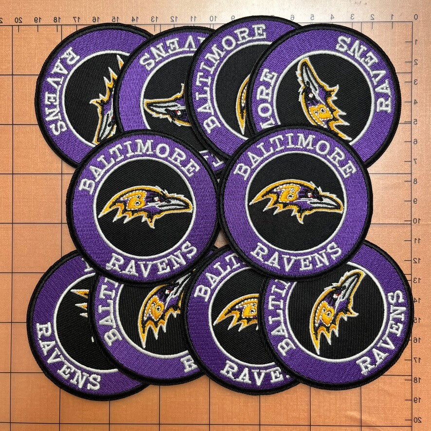 Iron-on patches- football team badges bundle*33 pcs/10 pcs of each