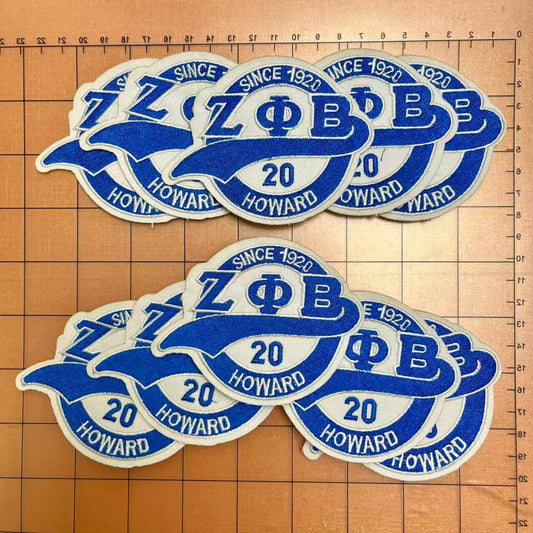 Iron-on Patches- round ZETA badge*10 pcs