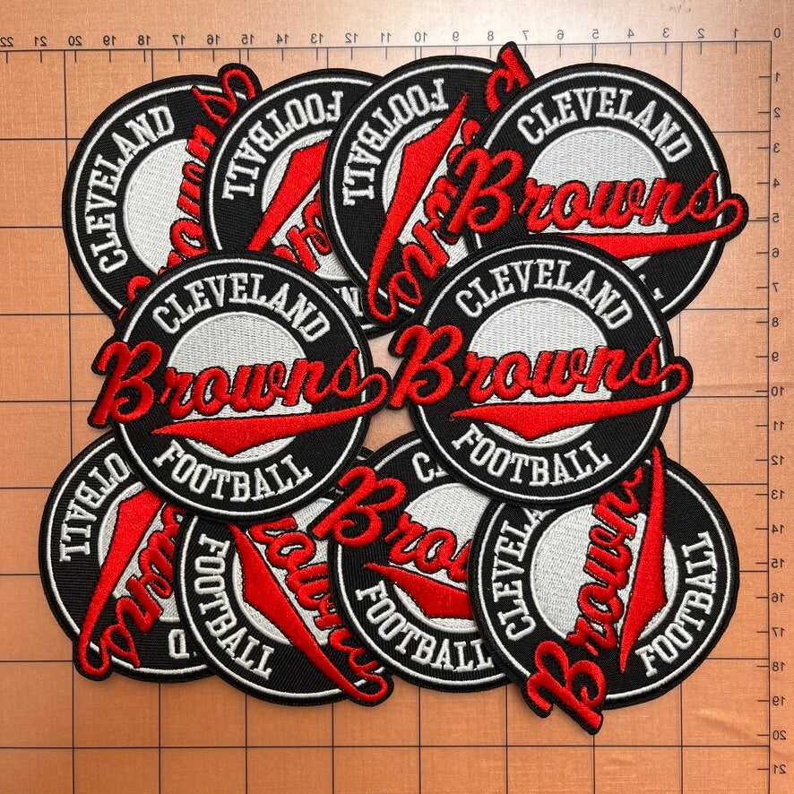 Iron-on patches- football team badges bundle*33 pcs/10 pcs of each
