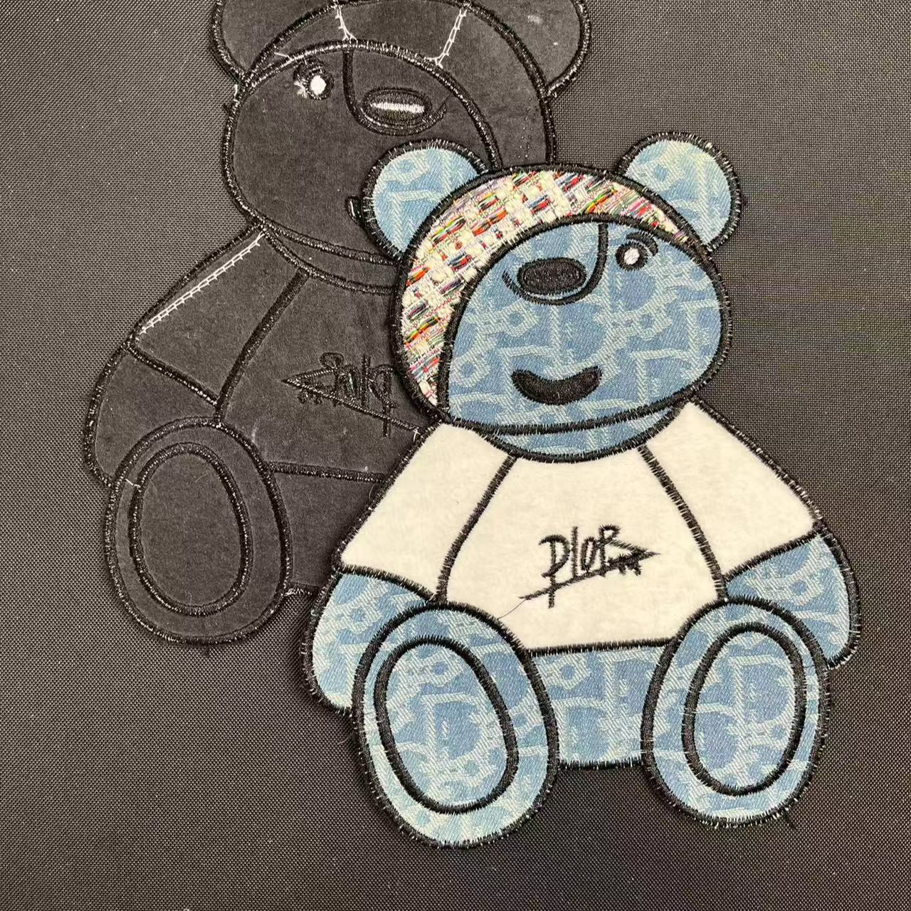 Big Sew-on Patches- demin di0r bear*1