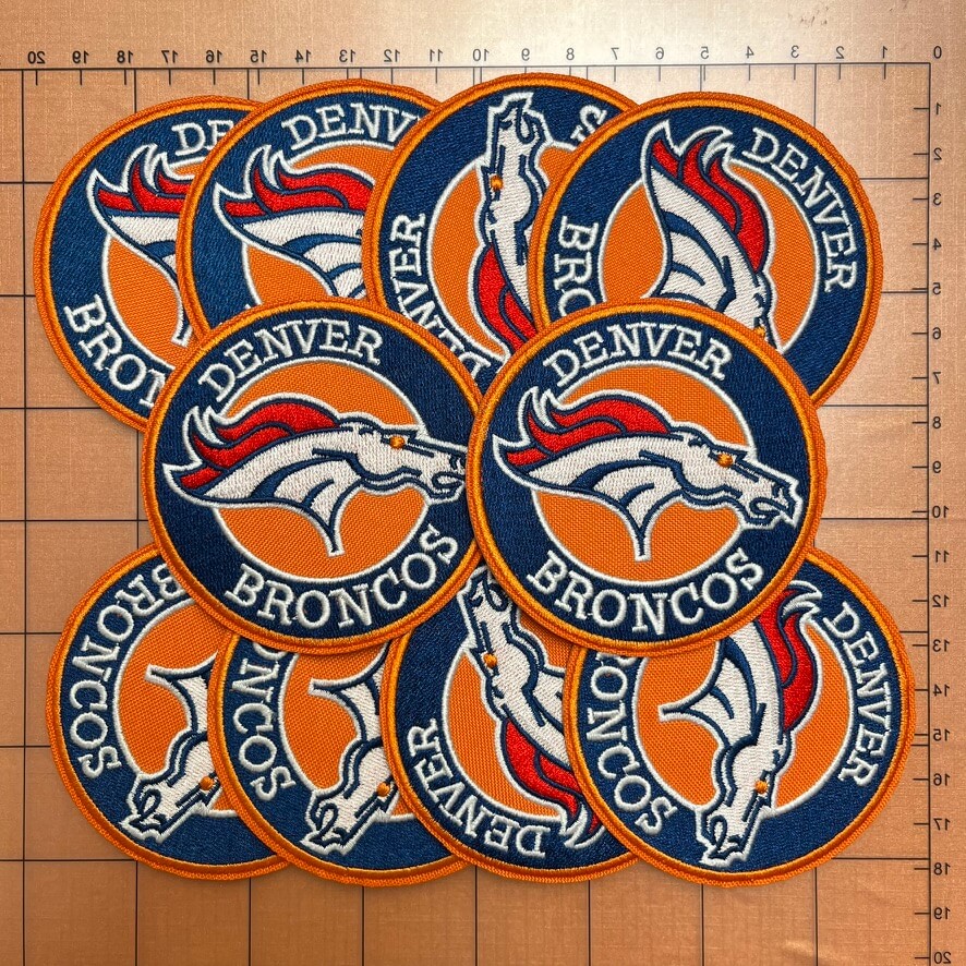 Iron-on patches- football team badges bundle*33 pcs/10 pcs of each