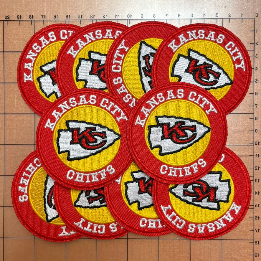 Iron-on patches- football team badges bundle*33 pcs/10 pcs of each