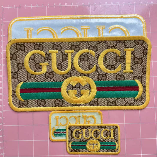 Iron-on Patches- gg labels*4 pcs/20 pcs