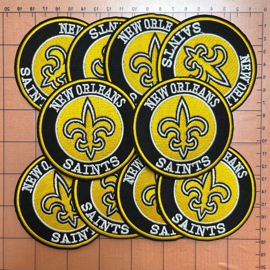 Iron-on patches- football team badges bundle*33 pcs/10 pcs of each