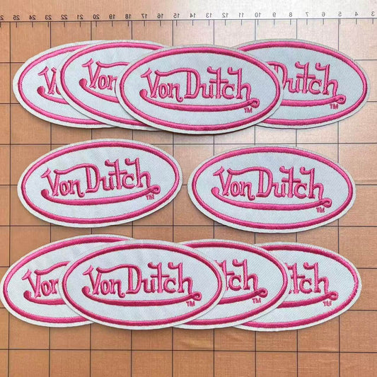 Iron-on Patches- pink von d'*10 pcs