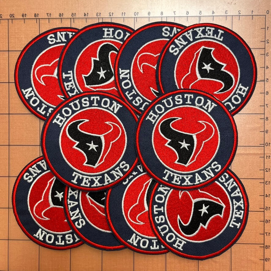 Iron-on patches- football team badges bundle*33 pcs/10 pcs of each