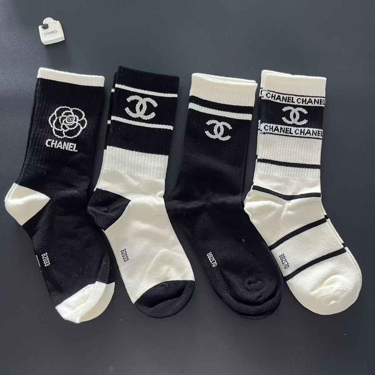Classic Camellia Crew Socks 4-Pack