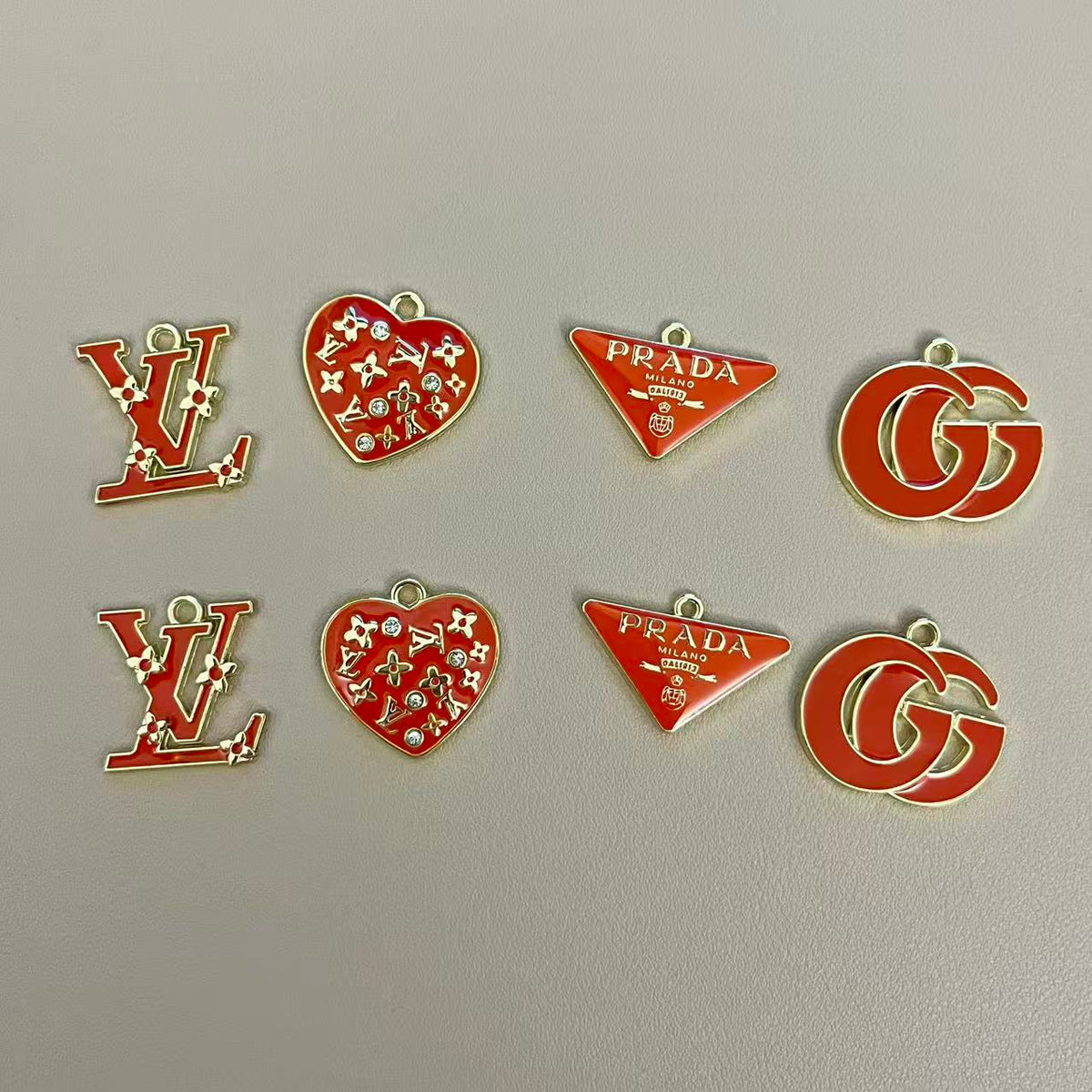 Golden Coral Pendants Charm Collection for Jewelry Making