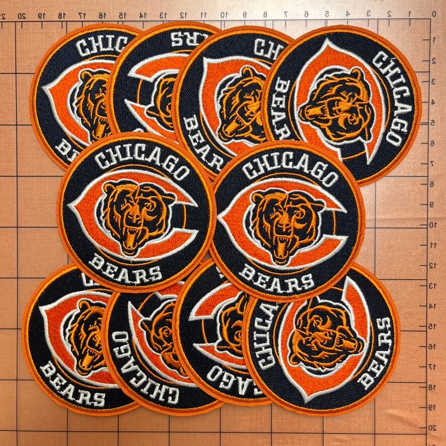 Iron-on patches- football team badges bundle*33 pcs/10 pcs of each