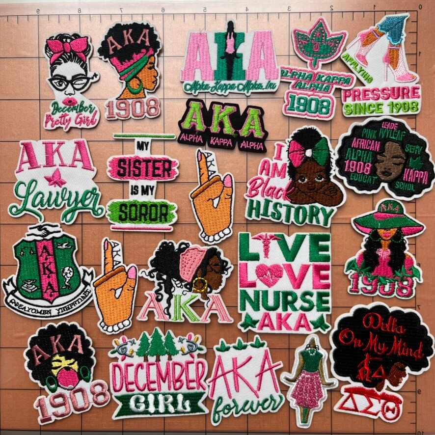 Iron-on Patches- AKA girl combo*21 pcs