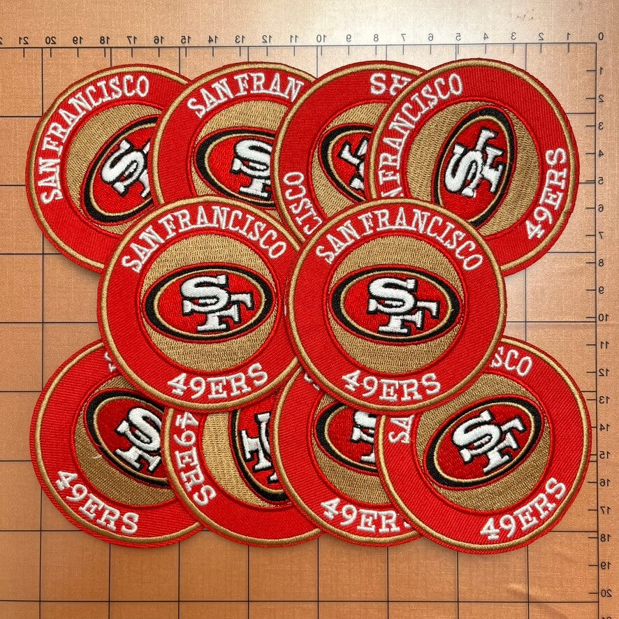 Iron-on patches- football team badges bundle*33 pcs/10 pcs of each