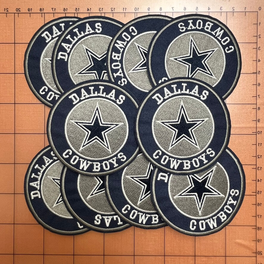 Iron-on patches- football team badges bundle*33 pcs/10 pcs of each