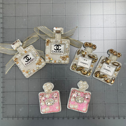 Sew/glue-on Patches- beaded cc bottles combo*6 pcs