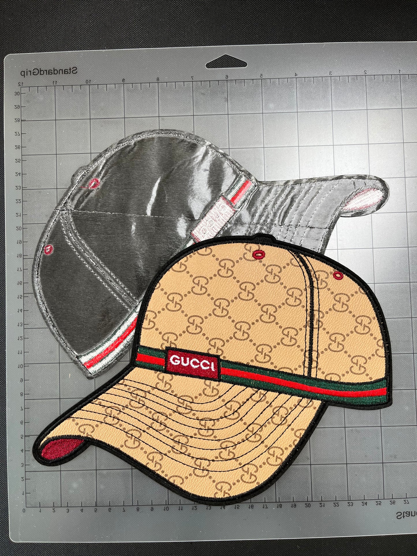 Big Iron-on Patches- classic leather gg hat 1/2/5 pcs
