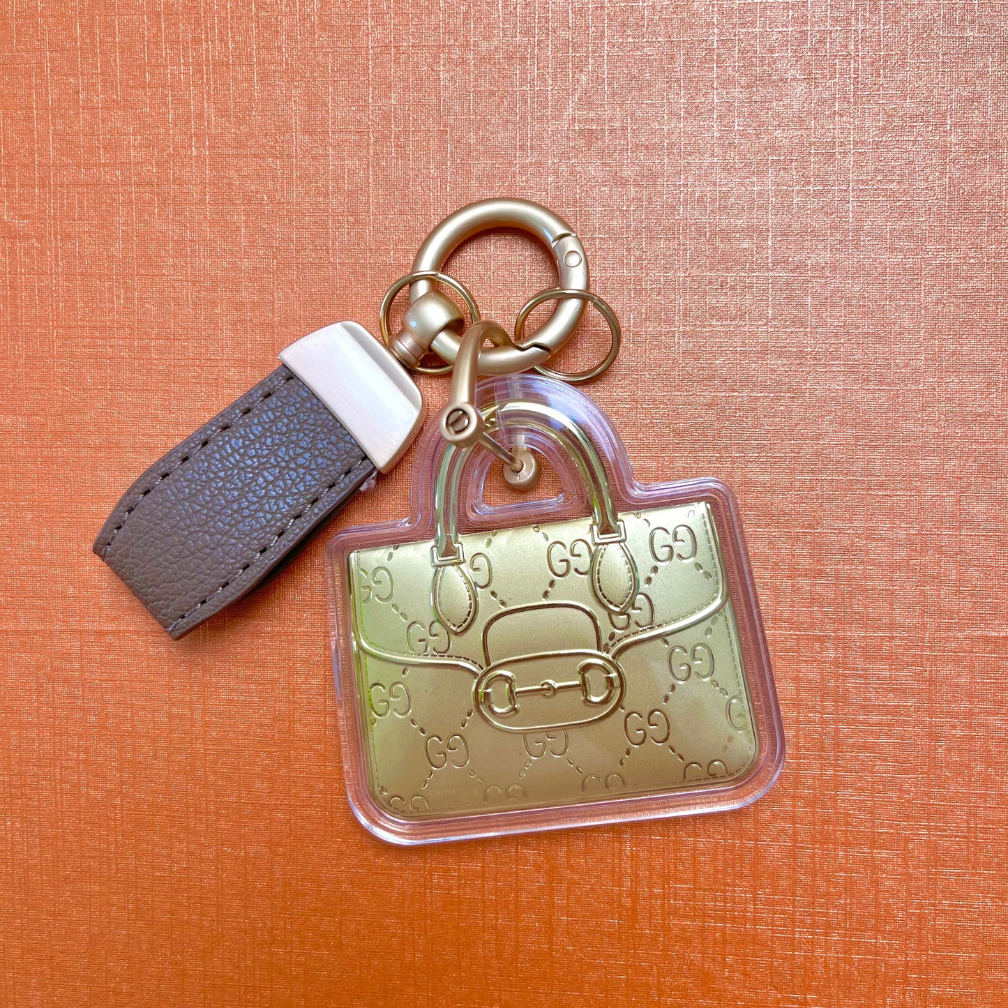 Golden keychain- bougie purses (Au999 20mg)