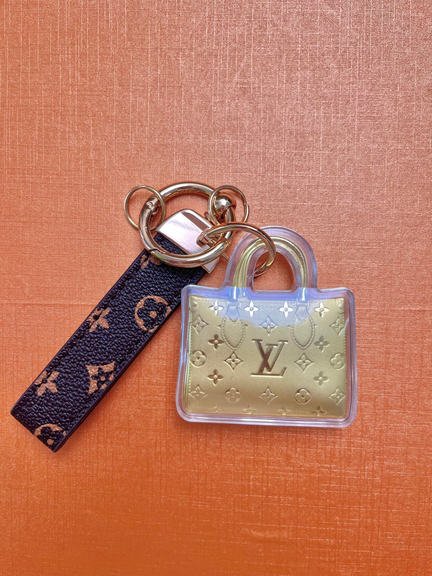 Golden keychain- bougie purses (Au999 20mg)