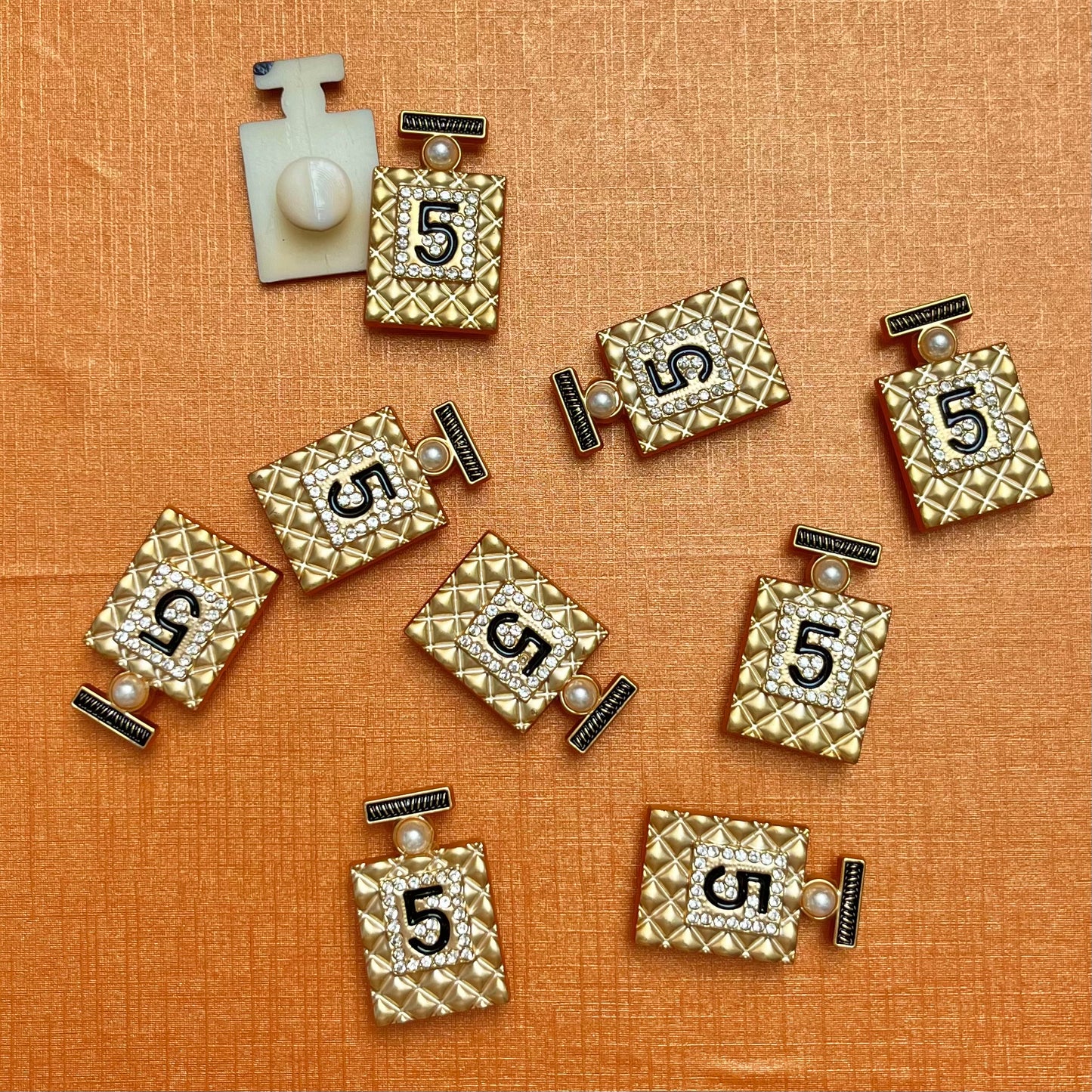 Crocharms(Metallic)- cc perfume bottle*10 pcs