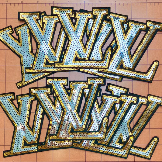 Iron-on Sequin Patches- Lulu*10 pcs