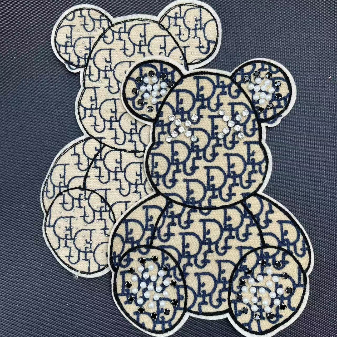 Big Sew-on Patches- di0r bear*1