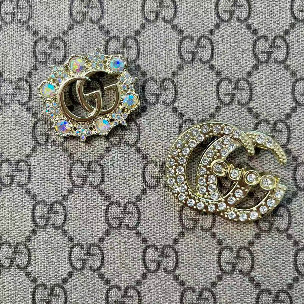 GGlam Golden Alloy Brooch Pin Set*2 pcs