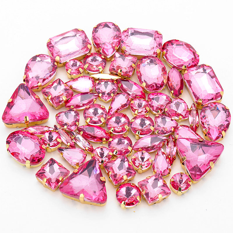 Pink Vintage Label DIY Starter Patches Kit