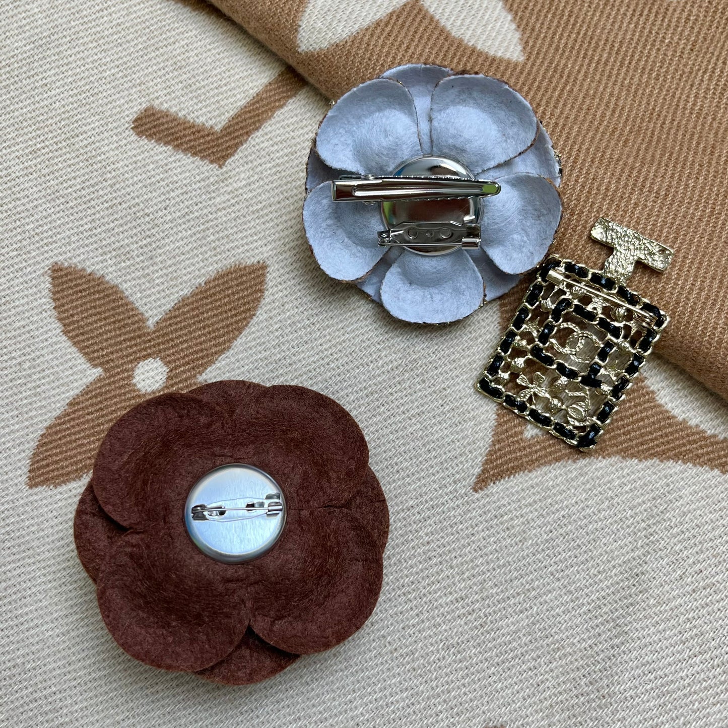 CC Brooches Combo- brown