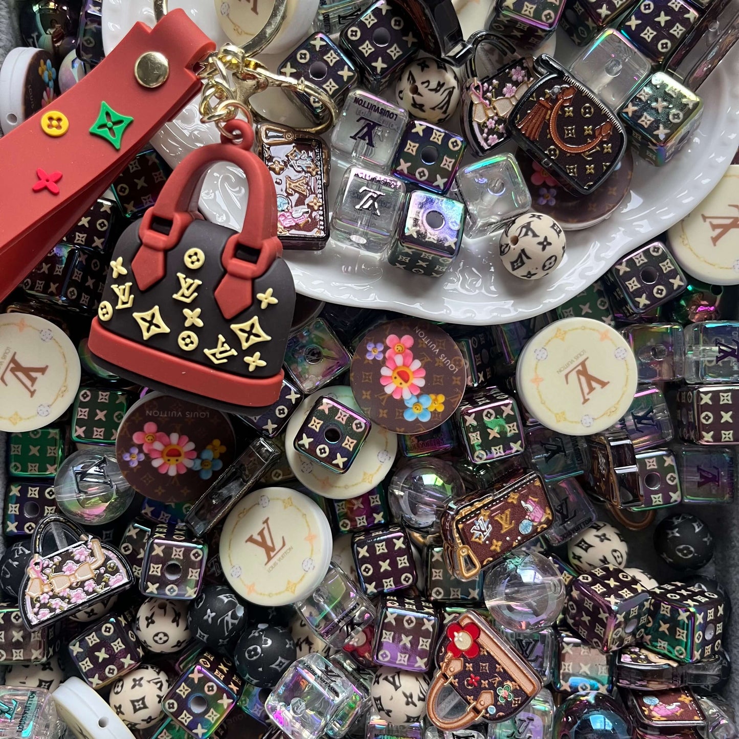 Luxe Adventure | Inspired DIY Crafts Acrylic Beads for Bracelets Phone Charms Bag Chain and Jewelry Making