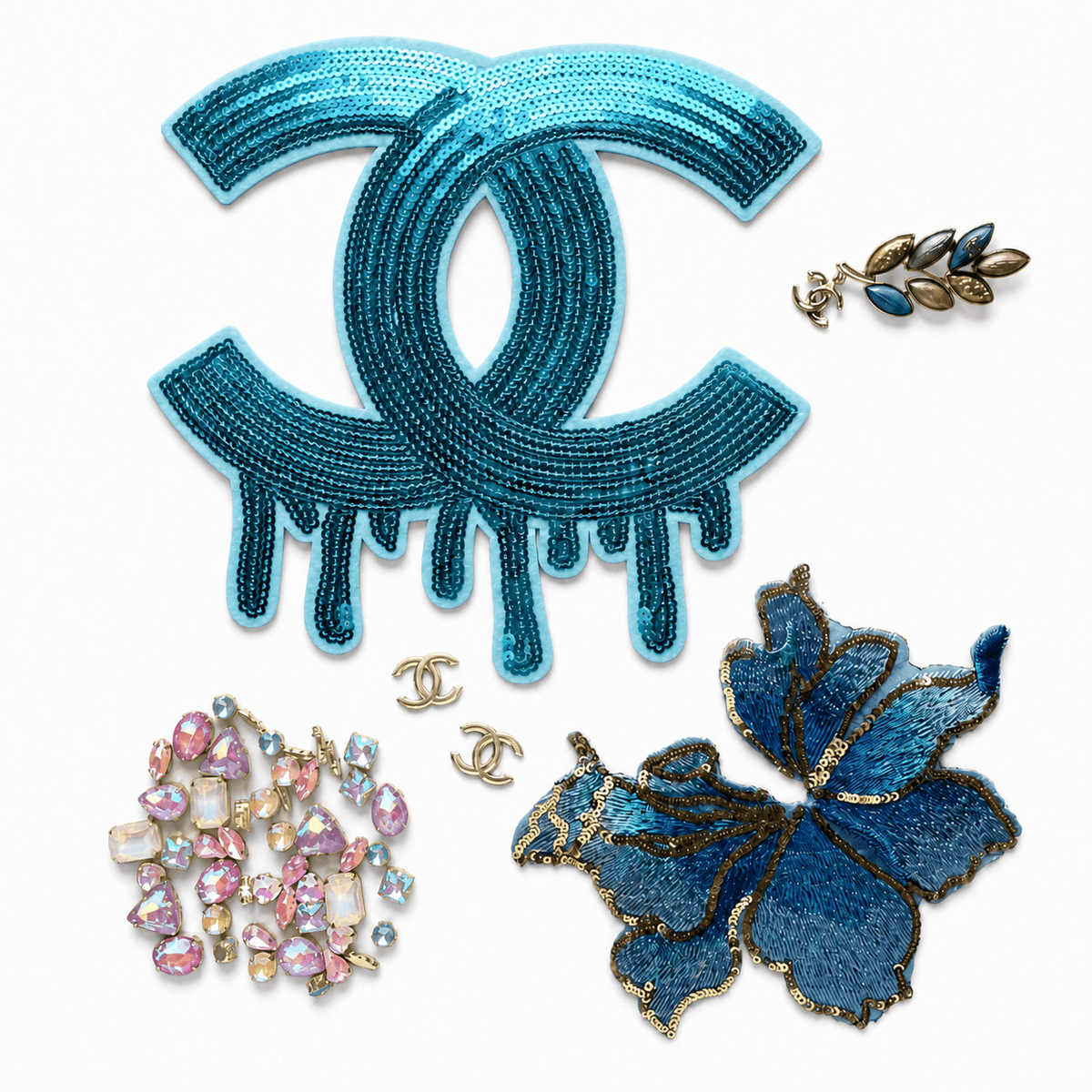 Turquoise Pastel | DIY Starter Patches Kit