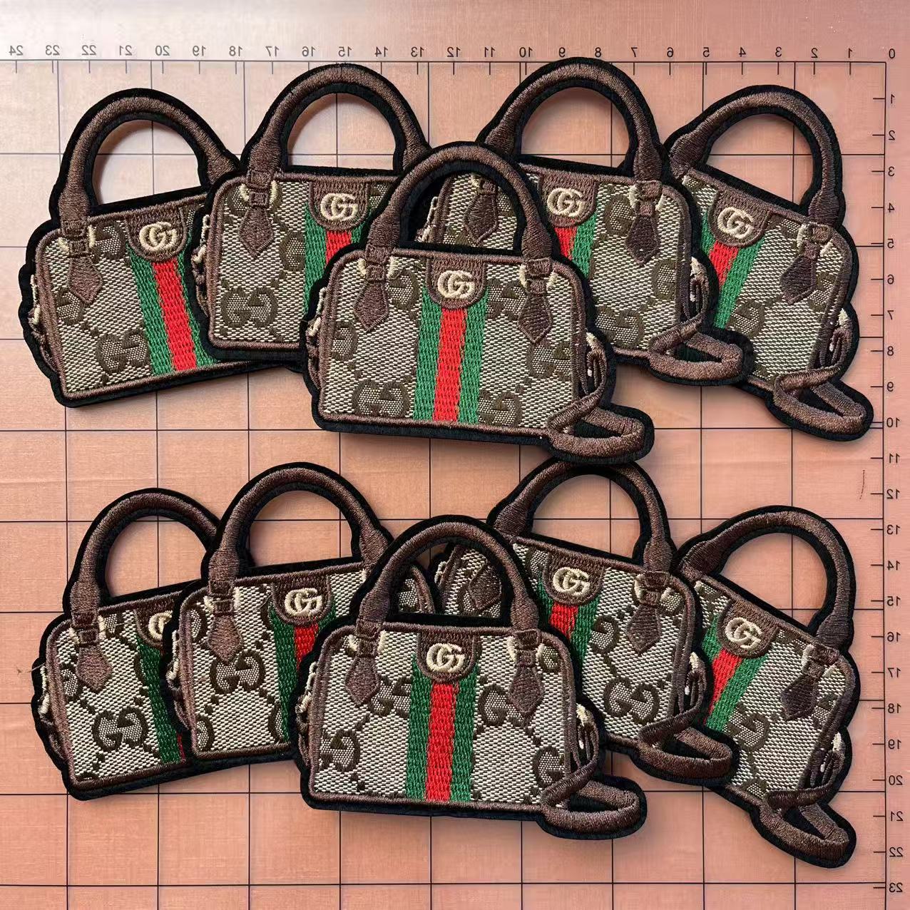 Iron-on Patches- gg 8cm purse combo*10 pcs