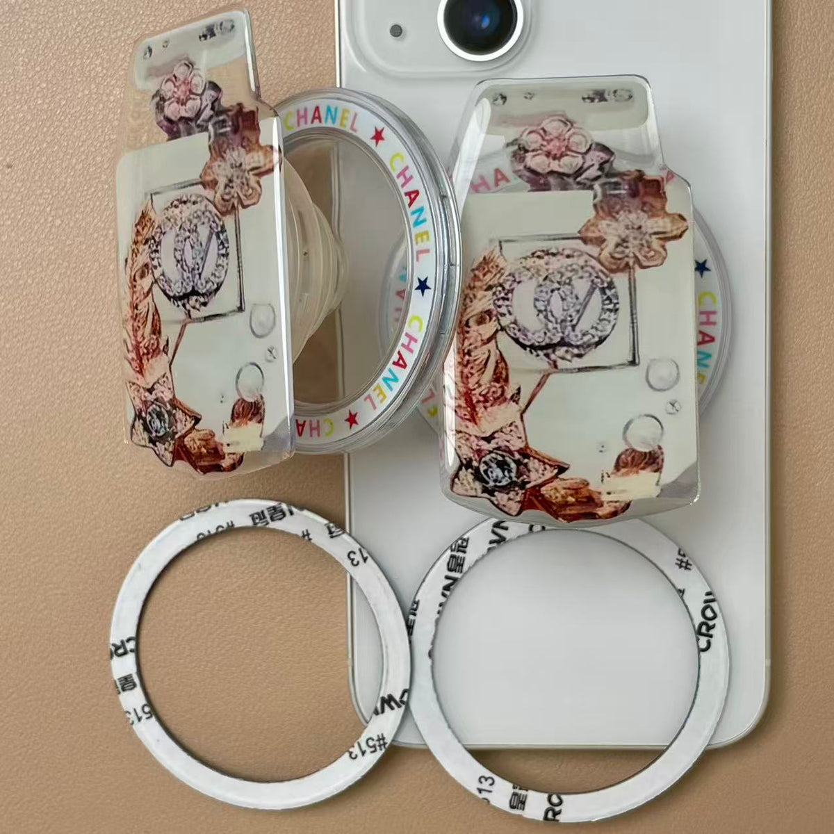 Magnet Phone Case Hand Grip - perfume bottle