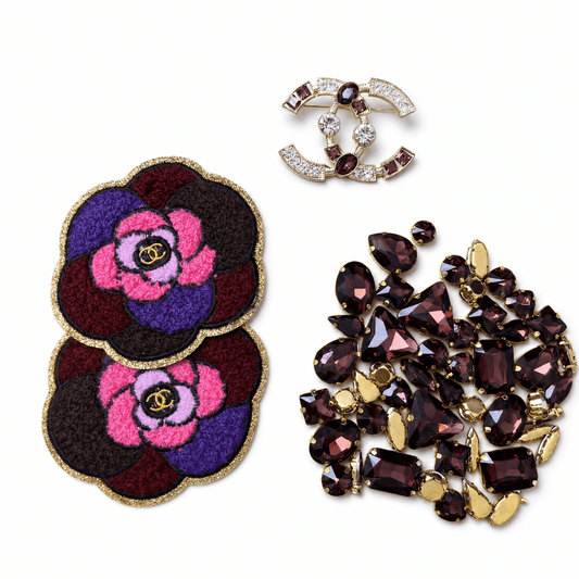 Burgundy Camellia DIY Starter Patches Kit