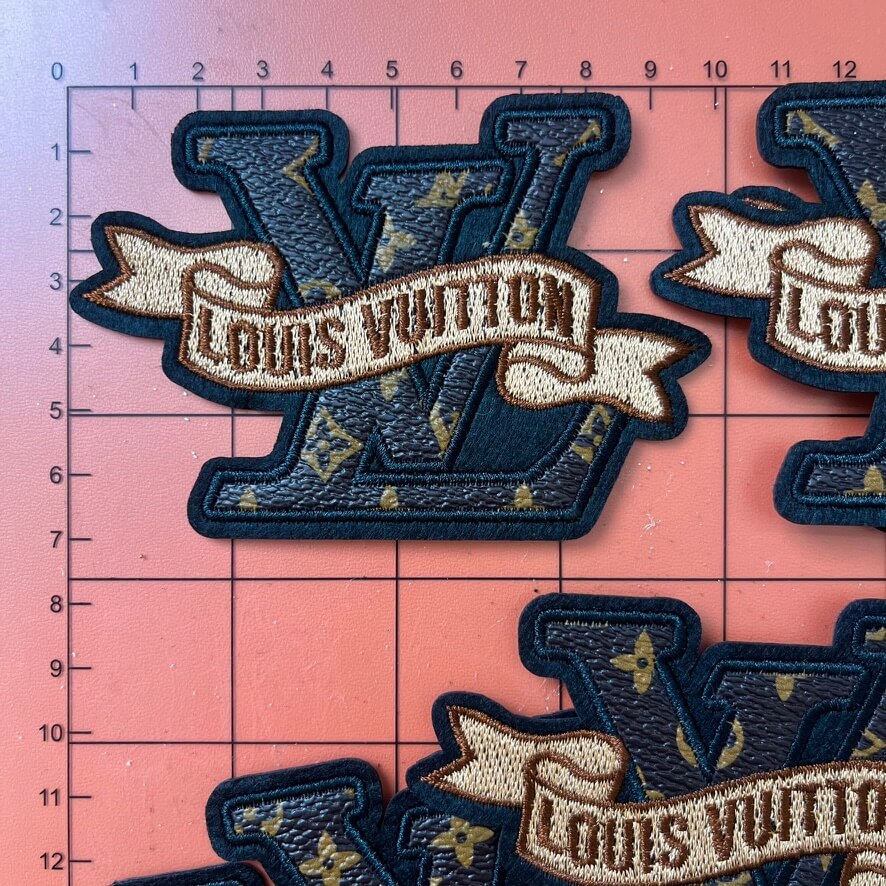 Iron-on Patches- ribbon-tangled L* 10 pcs