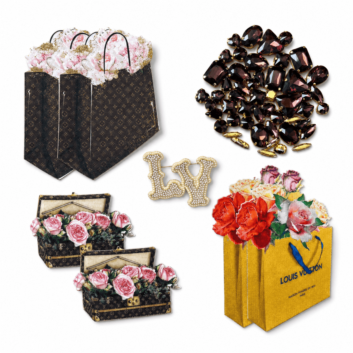 Luxury Flower Shop DIY Starter Patches Kit