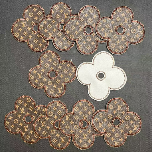 Iron-on Patches-leather lulu pattern*10 pcs