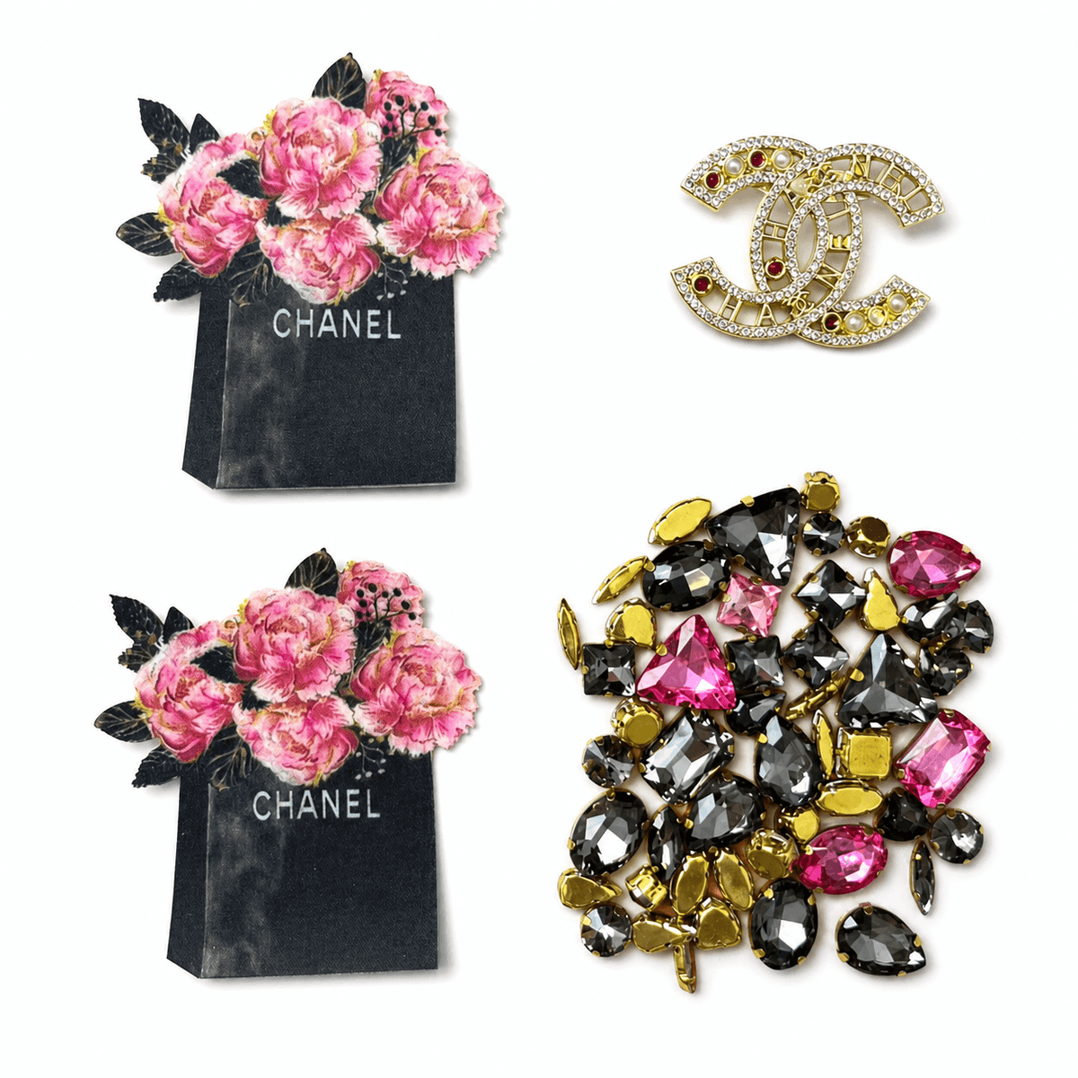 Pink Camellia Noir DIY Starter Patches Kit