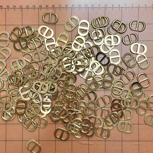 Metal charms- light golden cd*20 pcs