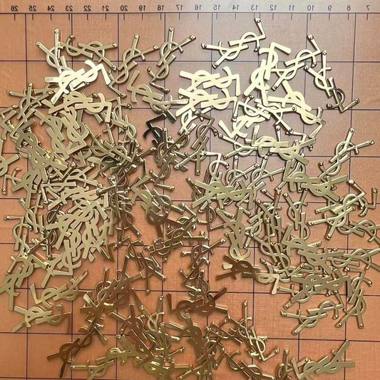 Metal charms- light golden ysI*20 pcs