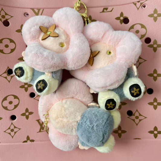 VVN Plushie Keychain*pink/cream