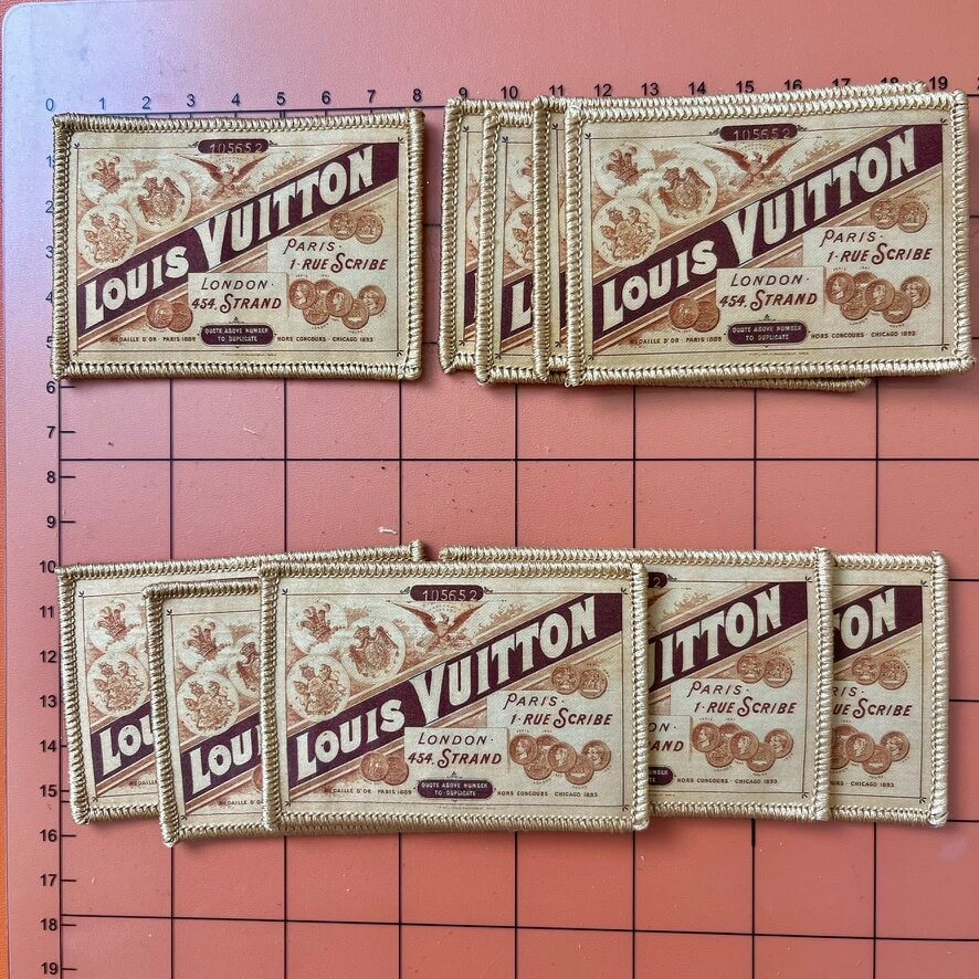 Iron-on Patches- vintage label*10 pcs
