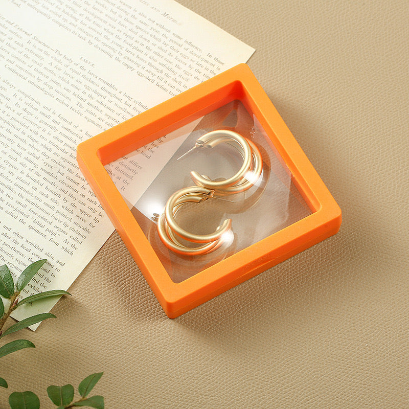 Multi-colored Floating Display Case