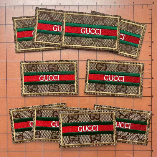 Iron-on Patches- 8cm gg label*10 pcs