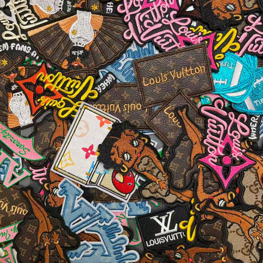 Surprise Me! Iron-on Patches designer random mix*50 pcs