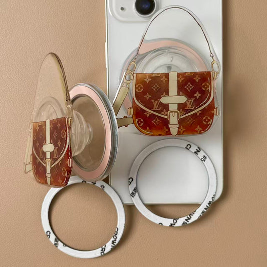 Magnet Phone Case Hand Grip - handbag