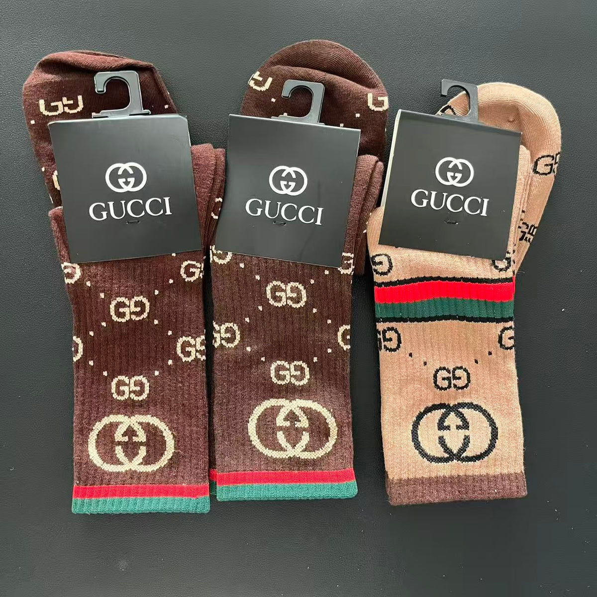 Classic G Crew Socks 3-Pack
