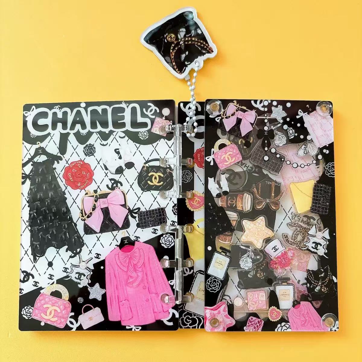 A5 Shaker Acrylic Notebook-lulu/tiff/cc sp/gg
