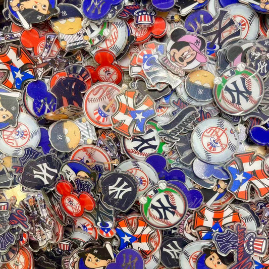 4-5cm DIY Acrylics- random mix football team NY*100g